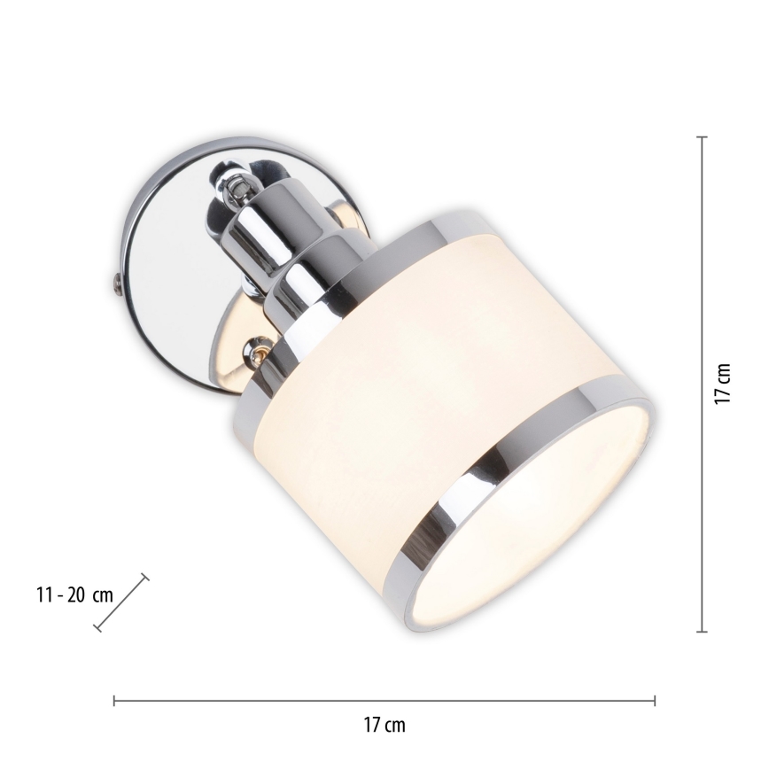 Leuchten Direkt 15371-17 - Настенный точечный светильник ACCOR 1xE14/25W/230V