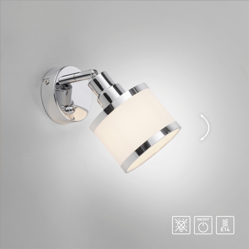 Leuchten Direkt 15371-17 - Настенный точечный светильник ACCOR 1xE14/25W/230V