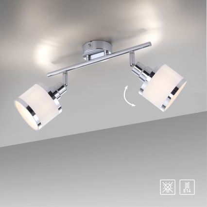 Leuchten Direkt 15372-17 - Точечный светильник ACCOR 2xE14/25W/230V