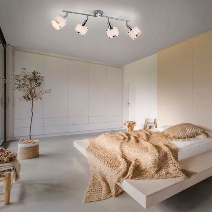 Leuchten Direkt 15374-17 - Точечный светильник ACCOR 4xE14/25W/230V