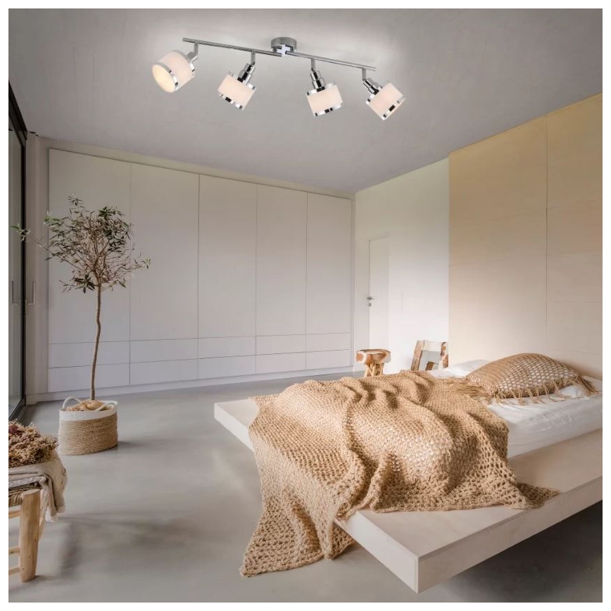 Leuchten Direkt 15374-17 - Точечный светильник ACCOR 4xE14/25W/230V