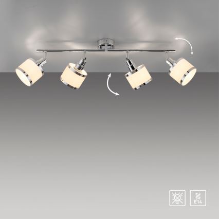 Leuchten Direkt 15374-17 - Точечный светильник ACCOR 4xE14/25W/230V