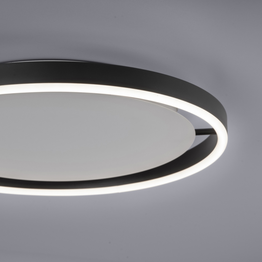 Leuchten Direkt 15391-13 - Стельовий LED світильник з регулюванням яскравості RITUS LED/20W/230V чорний