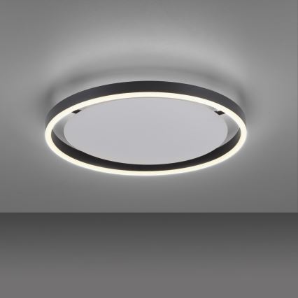 Leuchten Direkt 15391-13 - Стельовий LED світильник з регулюванням яскравості RITUS LED/20W/230V чорний