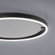 Leuchten Direkt 15391-13 - Светодиодный потолочный светильник с регулированием яркости RITUS LED/20W/230V черный