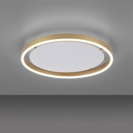 Leuchten Direkt 15391-60 - Стельовий LED світильник з регулюванням яскравості RITUS LED/20W/230V латунь