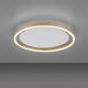 Leuchten Direkt 15391-60 - Стельовий LED світильник з регулюванням яскравості RITUS LED/20W/230V латунь