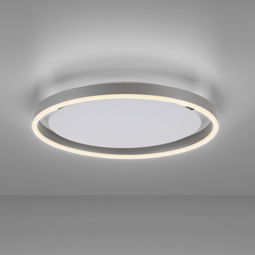 Leuchten Direkt 15391-95 - Світильник стельовий світлодіодний димований RITUS LED/20W/230V матовий хром