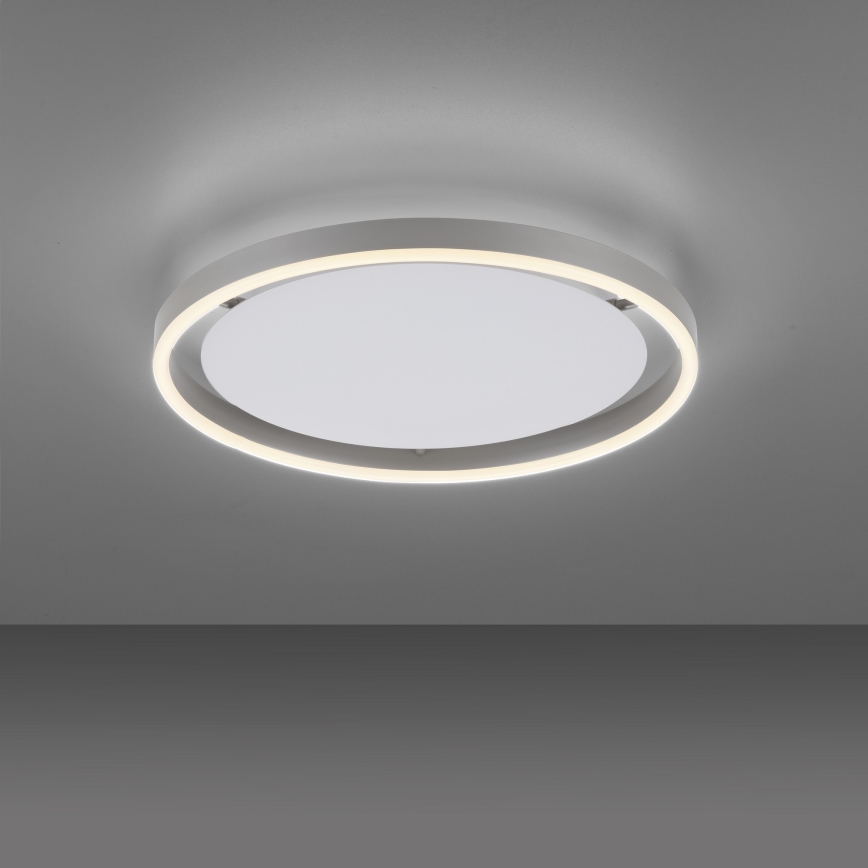 Leuchten Direkt 15391-95 - Світильник стельовий світлодіодний димований RITUS LED/20W/230V матовий хром