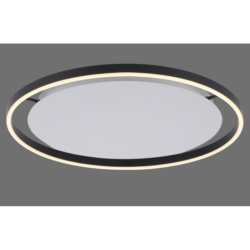 Leuchten Direkt 15392-13 - Стельовий LED світильник з регулюванням яскравості RITUS LED/30W/230V чорний