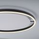 Leuchten Direkt 15392-13 - Стельовий LED світильник з регулюванням яскравості RITUS LED/30W/230V чорний