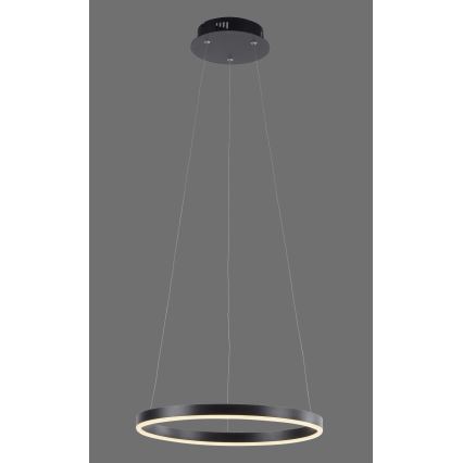 Leuchten Direkt 15393-13 - Підвісна LED люстра з регулюванням яскравості RITUS LED/20W/230V чорний