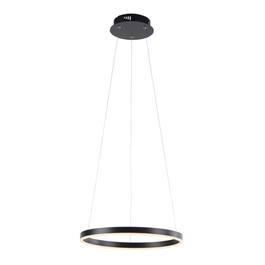 Leuchten Direkt 15393-13 - Светодиодная подвесная люстра с регулированием яркости RITUS LED/20W/230V черная