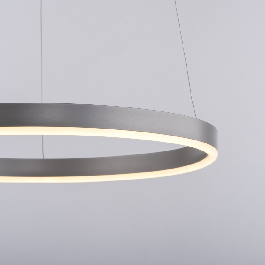 Leuchten Direkt 15393-95 - Світлодіодна регульована люстра на тросі RITUS LED/20W/230V матовий хром