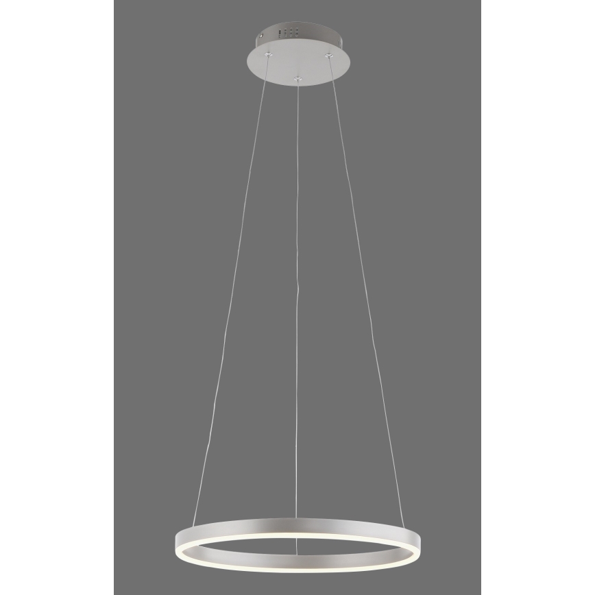 Leuchten Direkt 15393-95 - Светодиодная подвесная люстра с регулированием яркости RITUS LED/20W/230V матовый хром