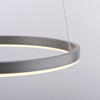 Leuchten Direkt 15393-95 - Светодиодная подвесная люстра с регулированием яркости RITUS LED/20W/230V матовый хром