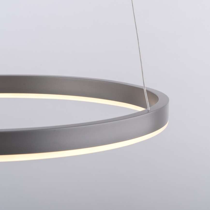 Leuchten Direkt 15393-95 - Светодиодная подвесная люстра с регулированием яркости RITUS LED/20W/230V матовый хром