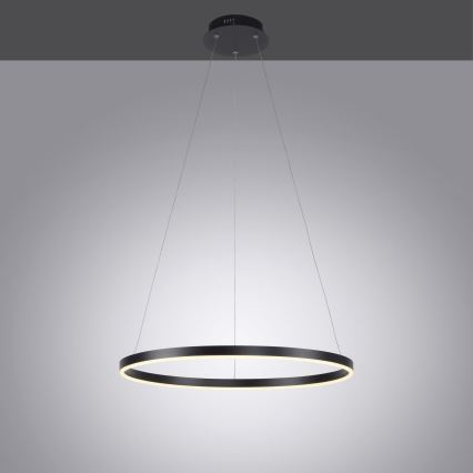 Leuchten Direkt 15394-13 - Светодиодная подвесная люстра с регулированием яркости RITUS LED/30W/230V черный