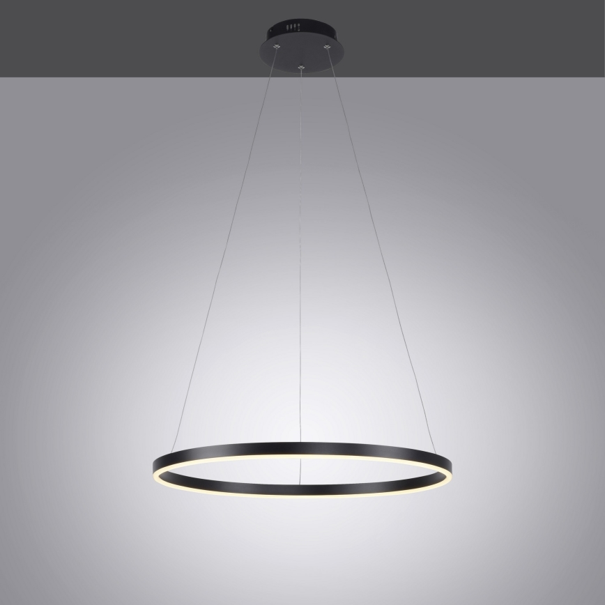 Leuchten Direkt 15394-13 - Светодиодная подвесная люстра с регулированием яркости RITUS LED/30W/230V черный