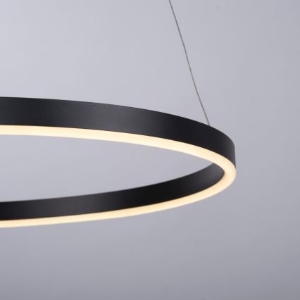 Leuchten Direkt 15394-13 - Светодиодная подвесная люстра с регулированием яркости RITUS LED/30W/230V черный