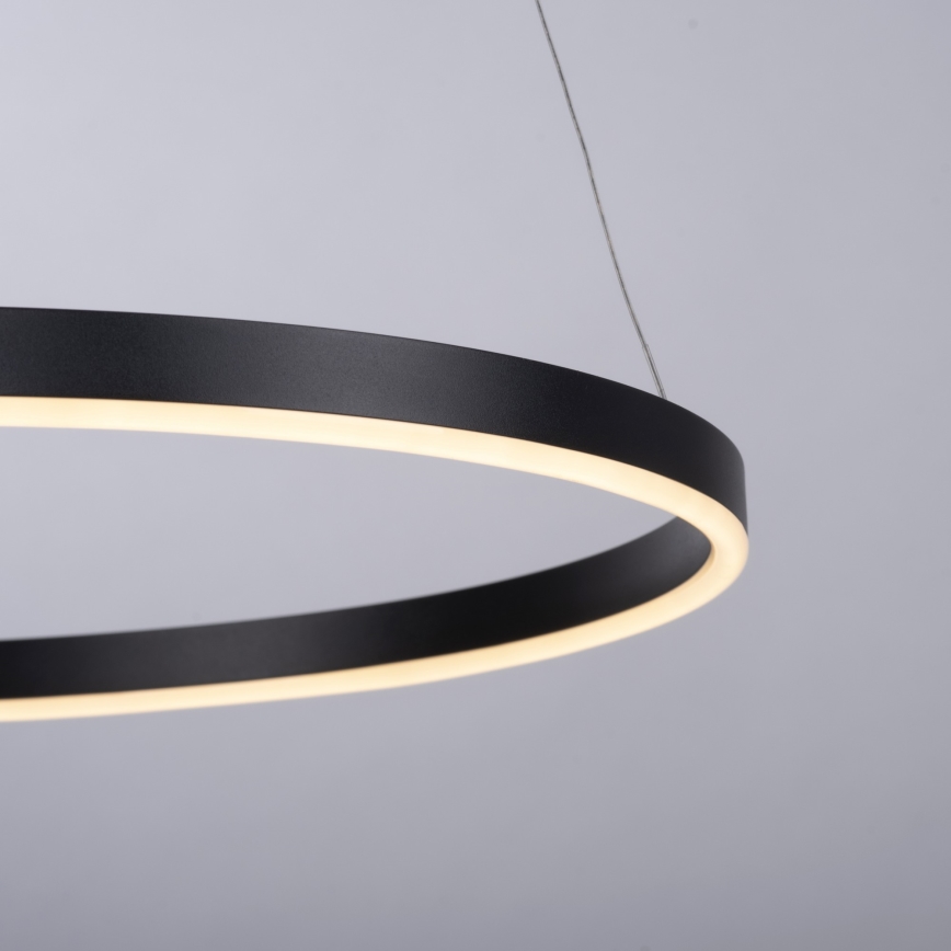 Leuchten Direkt 15394-13 - Светодиодная подвесная люстра с регулированием яркости RITUS LED/30W/230V черный