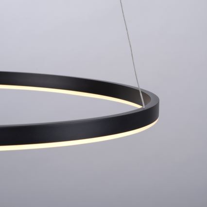 Leuchten Direkt 15394-13 - Светодиодная подвесная люстра с регулированием яркости RITUS LED/30W/230V черный