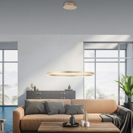 Leuchten Direkt 15394-60 - Светодиодная люстра с регулированием яркости RITUS LED/30W/230V латунь