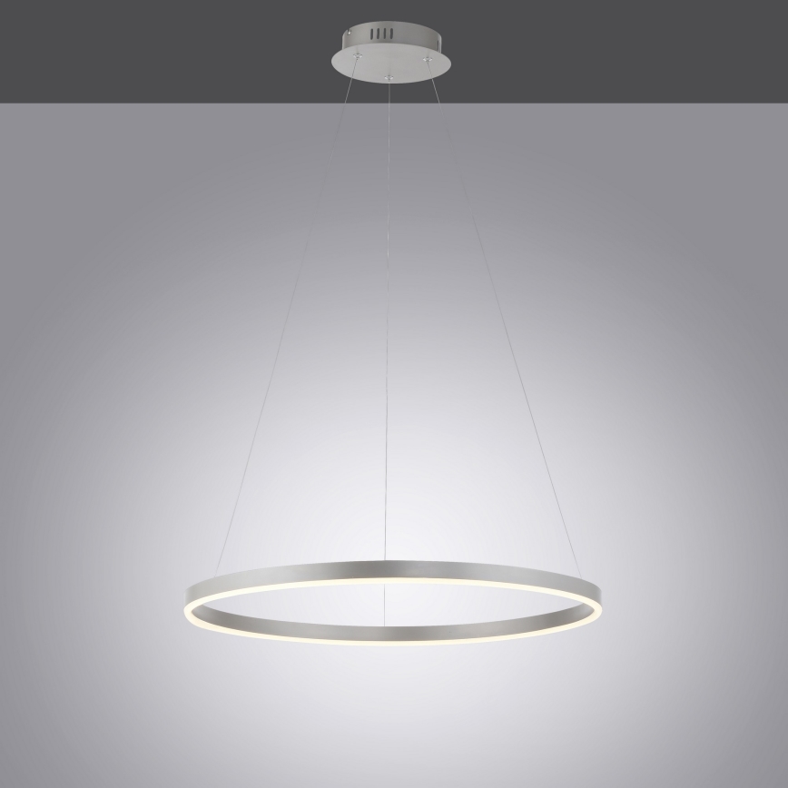 Leuchten Direkt 15394-95 - Светодиодная подвесная люстра с регулированием яркости RITUS LED/30W/230V матовый хром