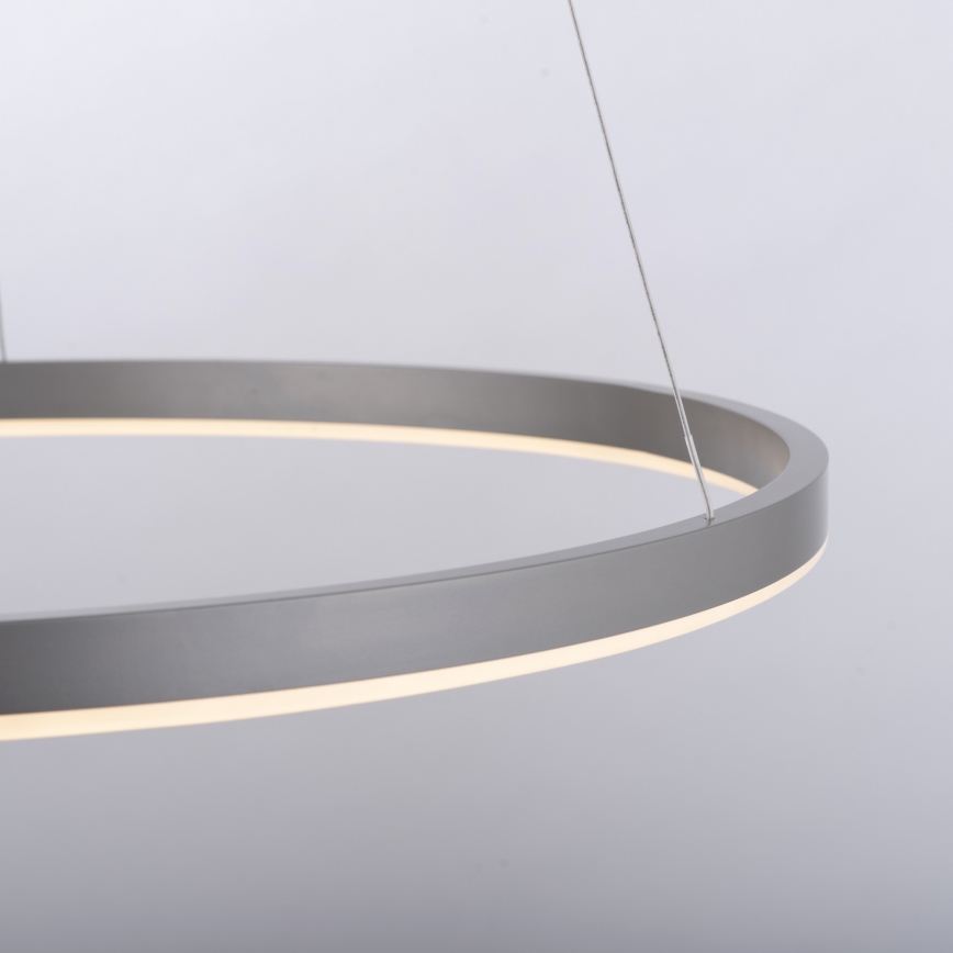 Leuchten Direkt 15394-95 - Светодиодная подвесная люстра с регулированием яркости RITUS LED/30W/230V матовый хром