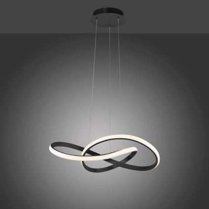 Leuchten Direkt 15402-18 - Светодиодная диммируемая люстра на тросе MARIA LED/25W/230V черная