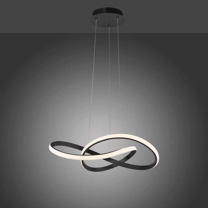 Leuchten Direkt 15402-18 - Светодиодная диммируемая люстра на тросе MARIA LED/25W/230V черная