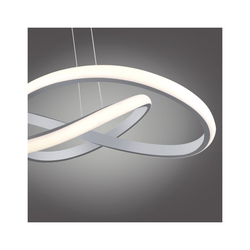Leuchten Direkt 15402-95 - Светодиодная диммируемая люстра на тросе MARIA LED/25W/230V матовый хром