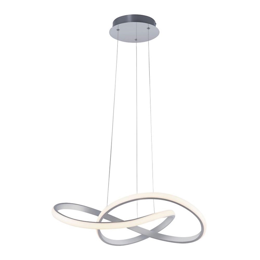 Leuchten Direkt 15402-95 - Светодиодная диммируемая люстра на тросе MARIA LED/25W/230V матовый хром