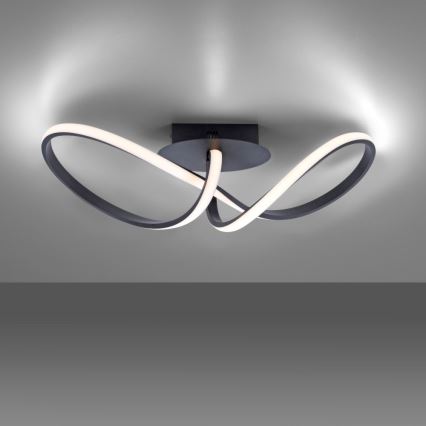 Leuchten Direkt 15403-18 - Пристельова LED люстра з регулюванням яскравості MARIA LED/16W/230V чорний