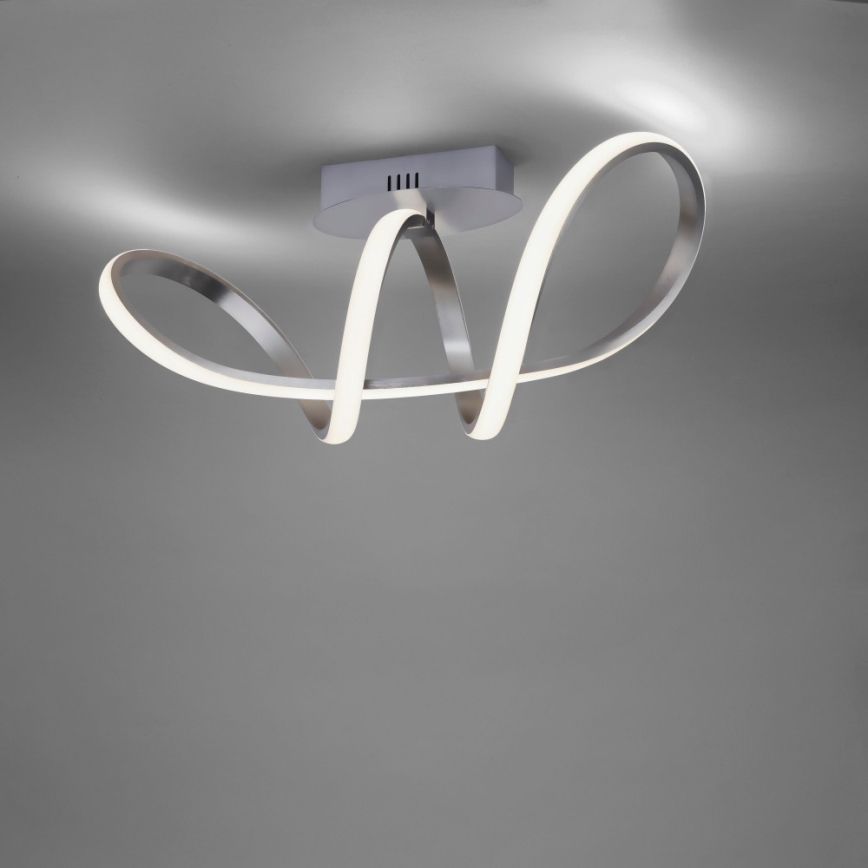 Leuchten Direkt 15403-95 - Пристельова LED люстра з регулюванням яскравості MARIA LED/16W/230V матовий хром