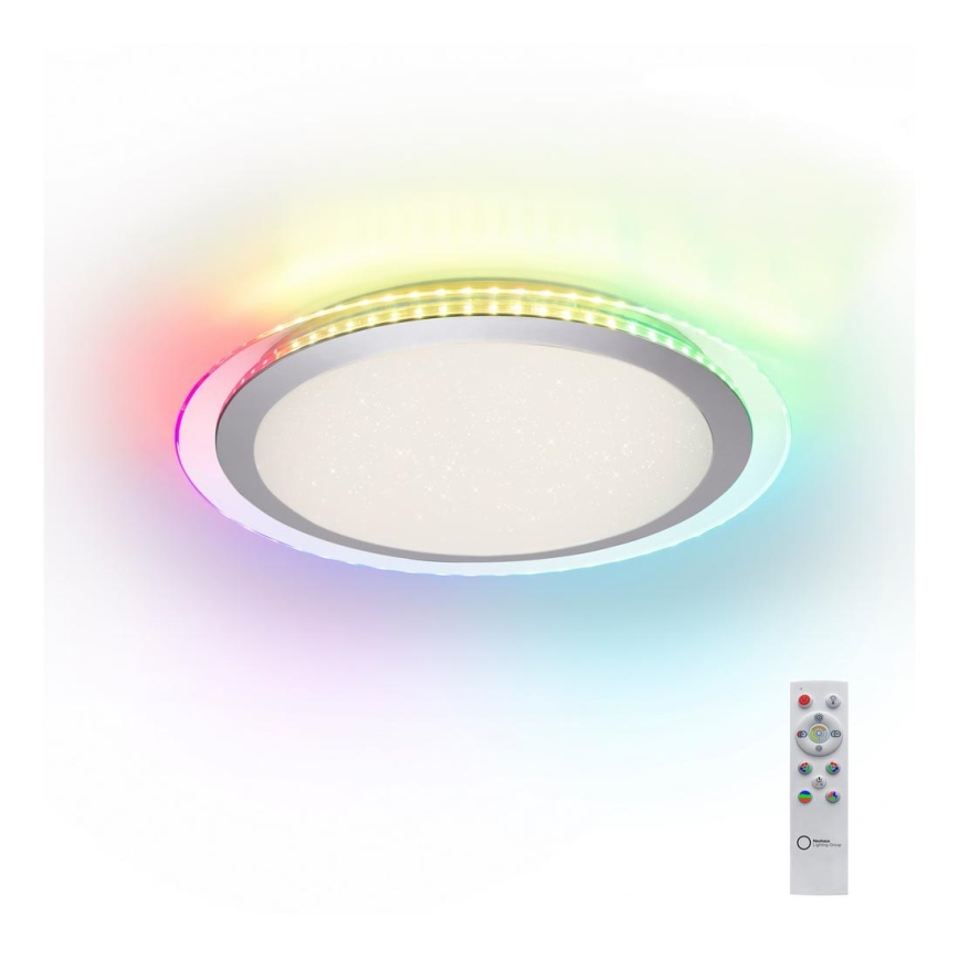Leuchten Direkt 15411-21- LED RGB стельовий світильник з регулюванням яскравості CYBA LED/26W/230V