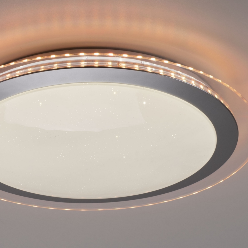 Leuchten Direkt 15411-21- LED RGB стельовий світильник з регулюванням яскравості CYBA LED/26W/230V