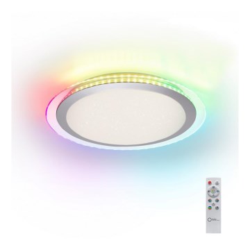 Leuchten Direkt 15411-21- Светодиодный потолочный RGB-светильник с регулированием яркости CYBA LED/26W/230V + дистанционное управление