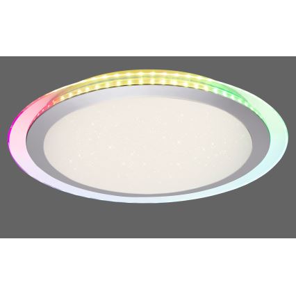 Leuchten Direkt 15411-21- Светодиодный потолочный RGB-светильник с регулированием яркости CYBA LED/26W/230V + дистанционное управление