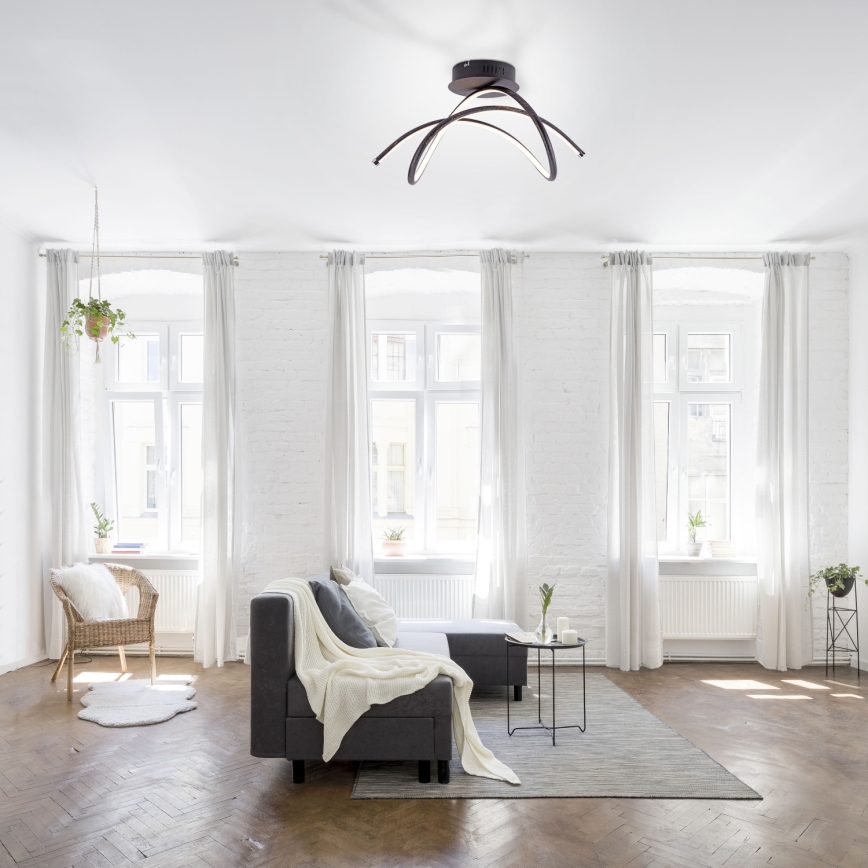 Leuchten Direkt 15441-48 - Пристельова LED люстра VIOLETTA LED/26W/230V