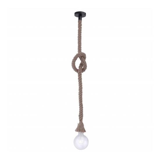 Leuchten Direkt 15481-18 - Люстра на тросе ROPE 1xE27/60W/230V