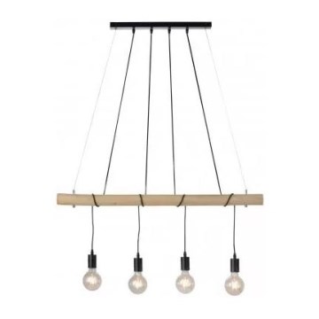 Leuchten Direkt 15505-18 - Светодиодная подвесная люстра TERO 4xE27/60W/230V
