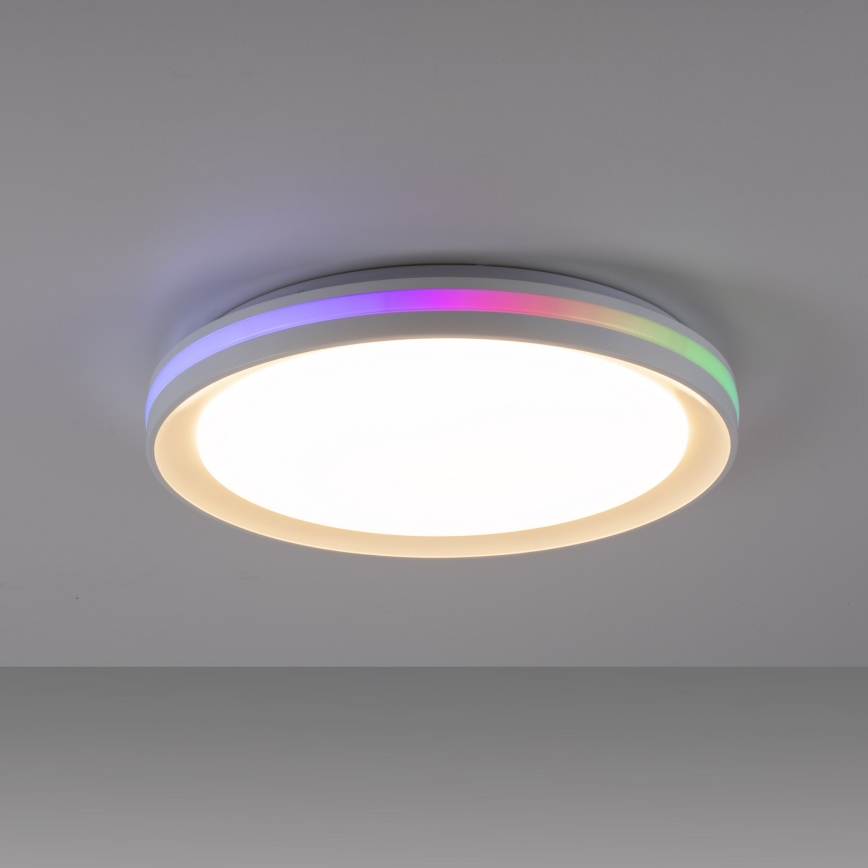 Leuchten Direkt 15544-16 - LED RGB стельовий світильник з регулюванням яскравості RIBBON LED/15W/230V