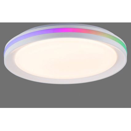 Leuchten Direkt 15544-16 - LED RGB стельовий світильник з регулюванням яскравості RIBBON LED/15W/230V
