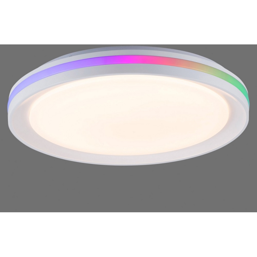 Leuchten Direkt 15544-16 - LED RGB стельовий світильник з регулюванням яскравості RIBBON LED/15W/230V