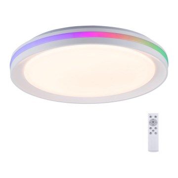 Leuchten Direkt 15544-16 - LED RGB стельовий світильник з регулюванням яскравості RIBBON LED/15W/230V