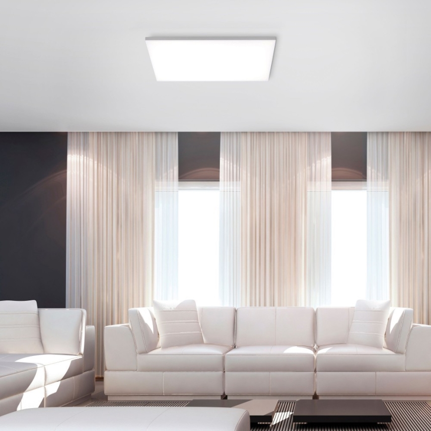 Leuchten Direkt 15552-16 - Стельовий LED світильник з регулюванням яскравості CANVAS LED/40W/230V + дистанційне керування