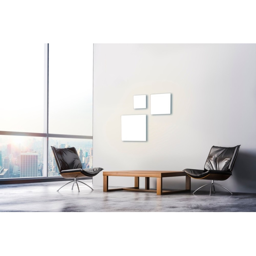Leuchten Direkt 15552-16 - Стельовий LED світильник з регулюванням яскравості CANVAS LED/40W/230V + дистанційне керування