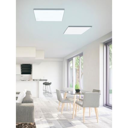 Leuchten Direkt 15552-16 - Стельовий LED світильник з регулюванням яскравості CANVAS LED/40W/230V + дистанційне керування