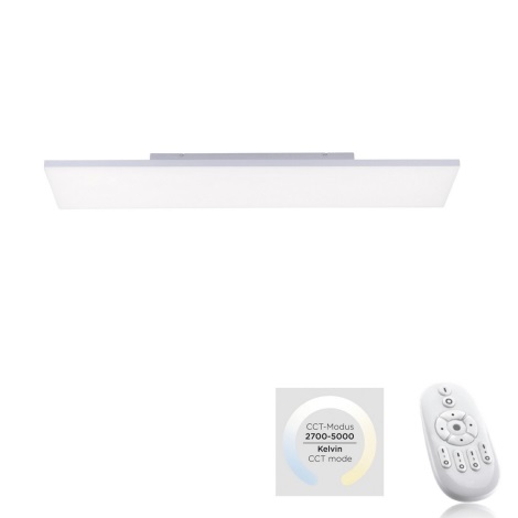 Leuchten Direkt 15553-16 - LED Димерний стельовий світильник CANVAS LED/20W/230V + дистанційне управління